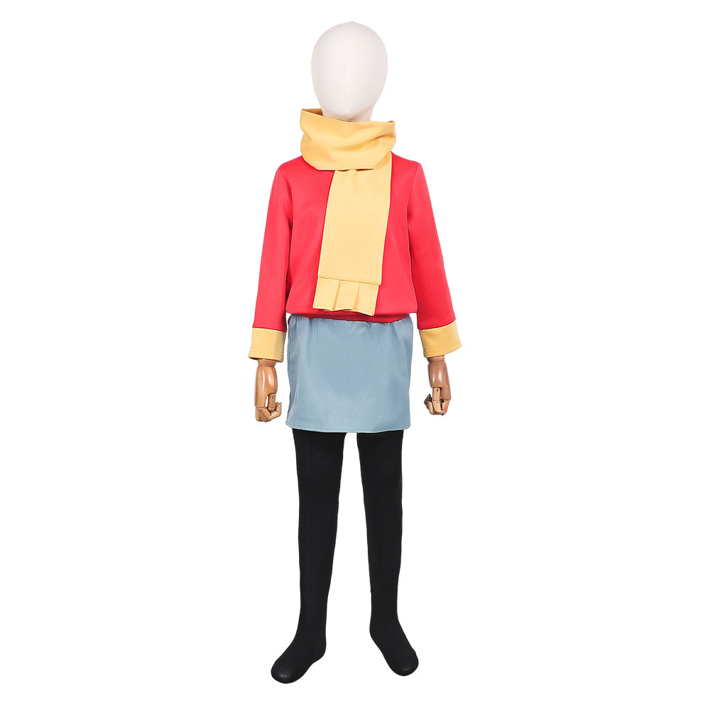 Kinder Mädchen Hilda Kostüm Cosplay Outfits