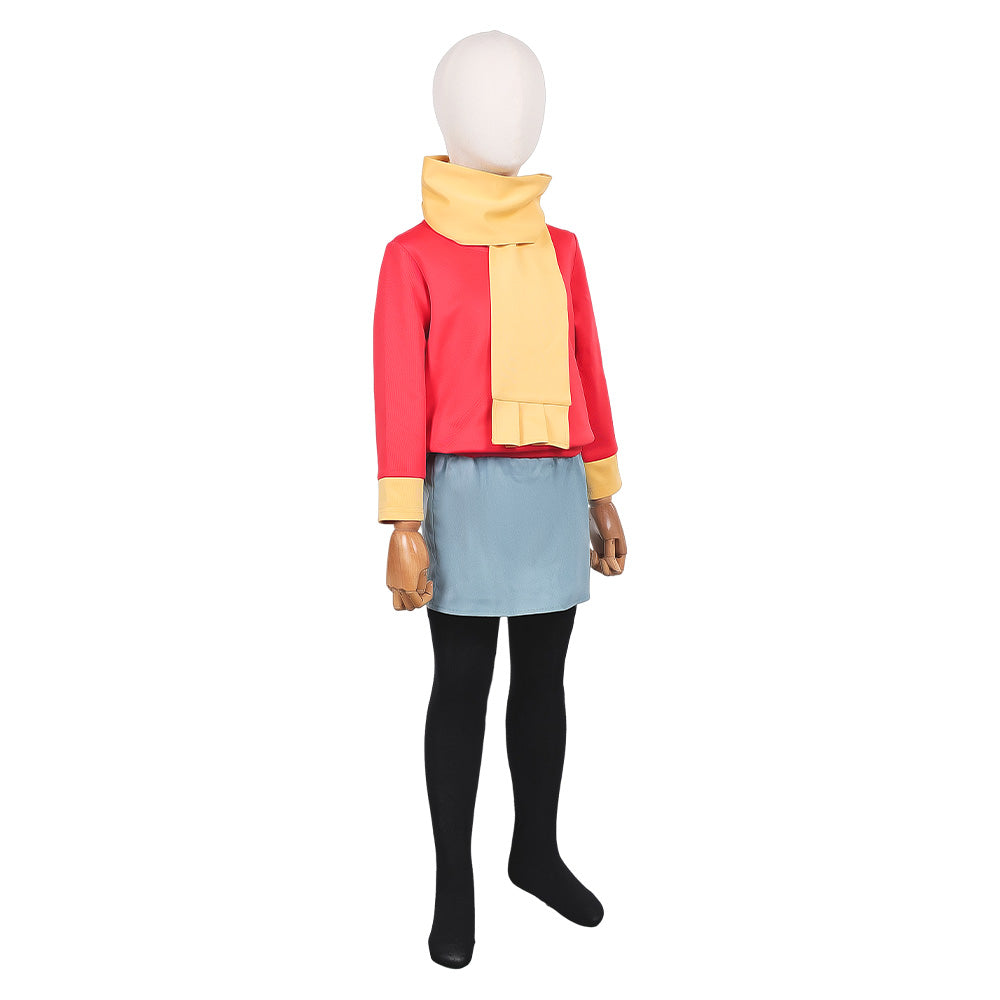 Kinder Mädchen Hilda Kostüm Cosplay Outfits