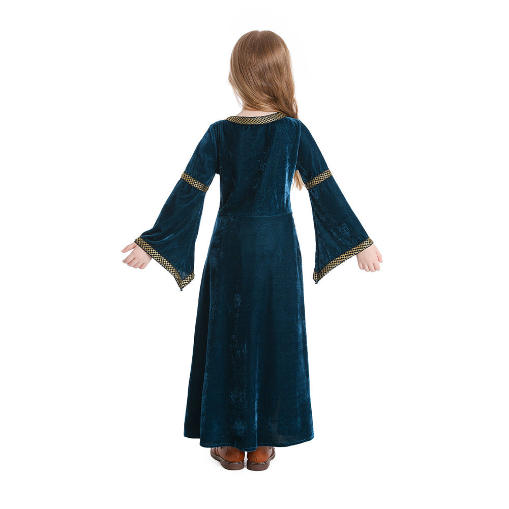 Kinder Mädchen Hofkleid Cosplay Kostüm Outfits Halloween Karneval Anzug