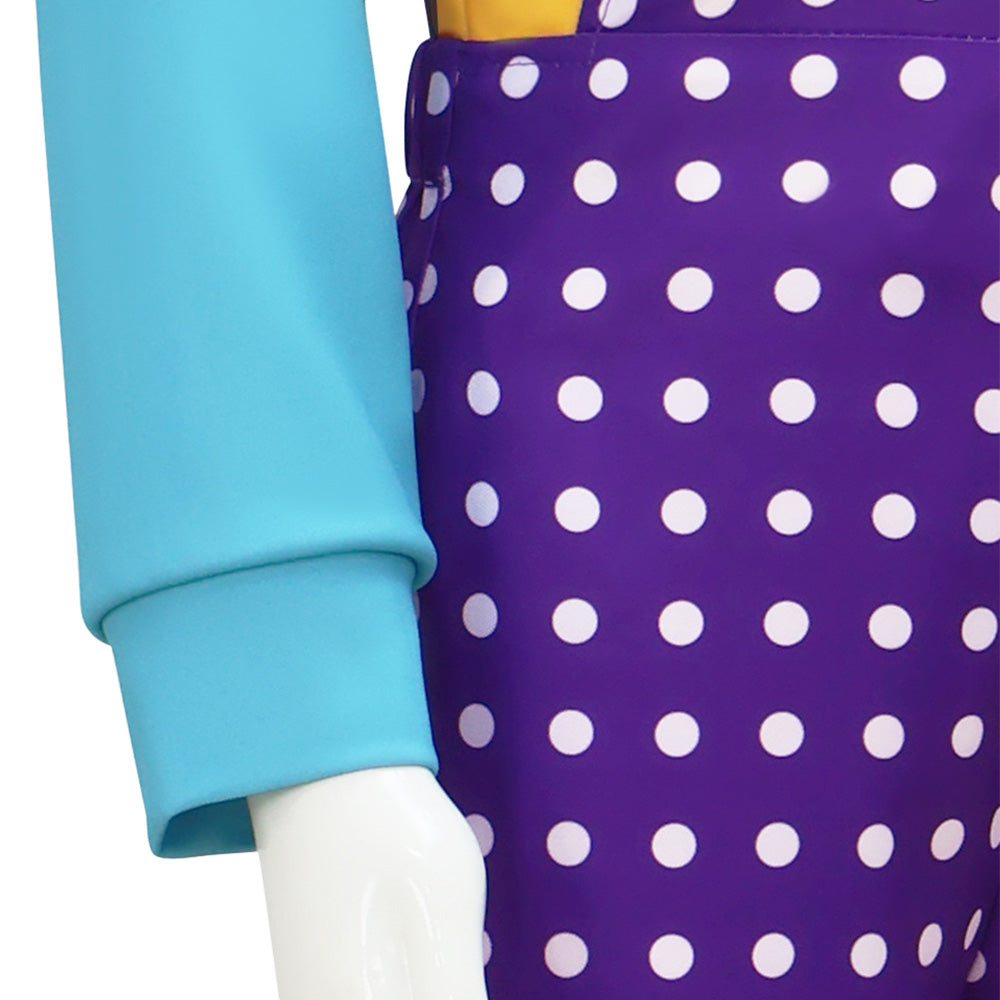 Kinder Mädchen Holly Wheeler Stranger Things 2025 lila Kostüm Set