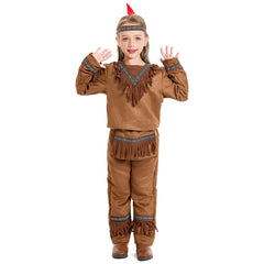 Kinder Mädchen Kleid Cosplay Kostüm Outfits Halloween Karneval Anzug Indisch