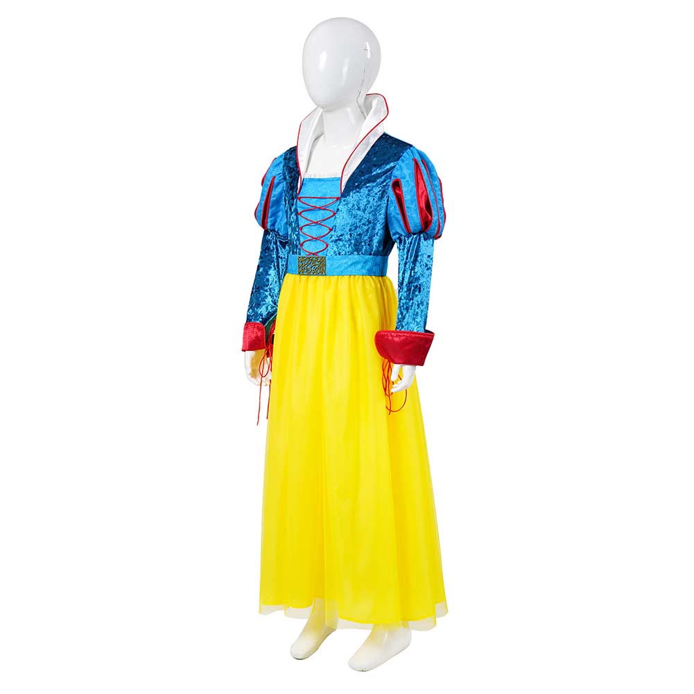 Kinder Mädchen Kleid Cosplay Kostüm Outfits Halloween Karneval Anzug Schneewittchen