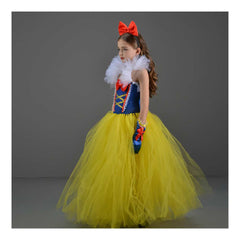 kinder Mädchen Kleid Cosplay Kostüm prinzessin kostüm Outfits Halloween Karneval Anzug Schneewittchen