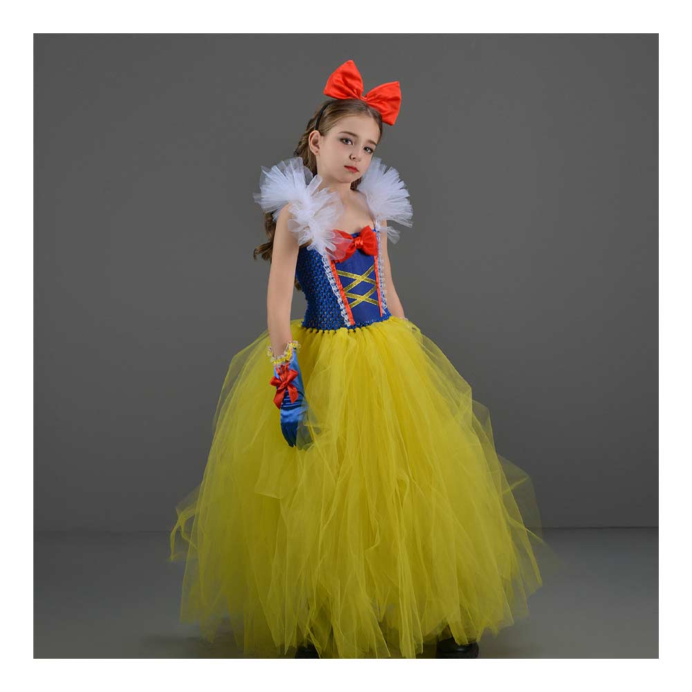 kinder Mädchen Kleid Cosplay Kostüm prinzessin kostüm Outfits Halloween Karneval Anzug Schneewittchen