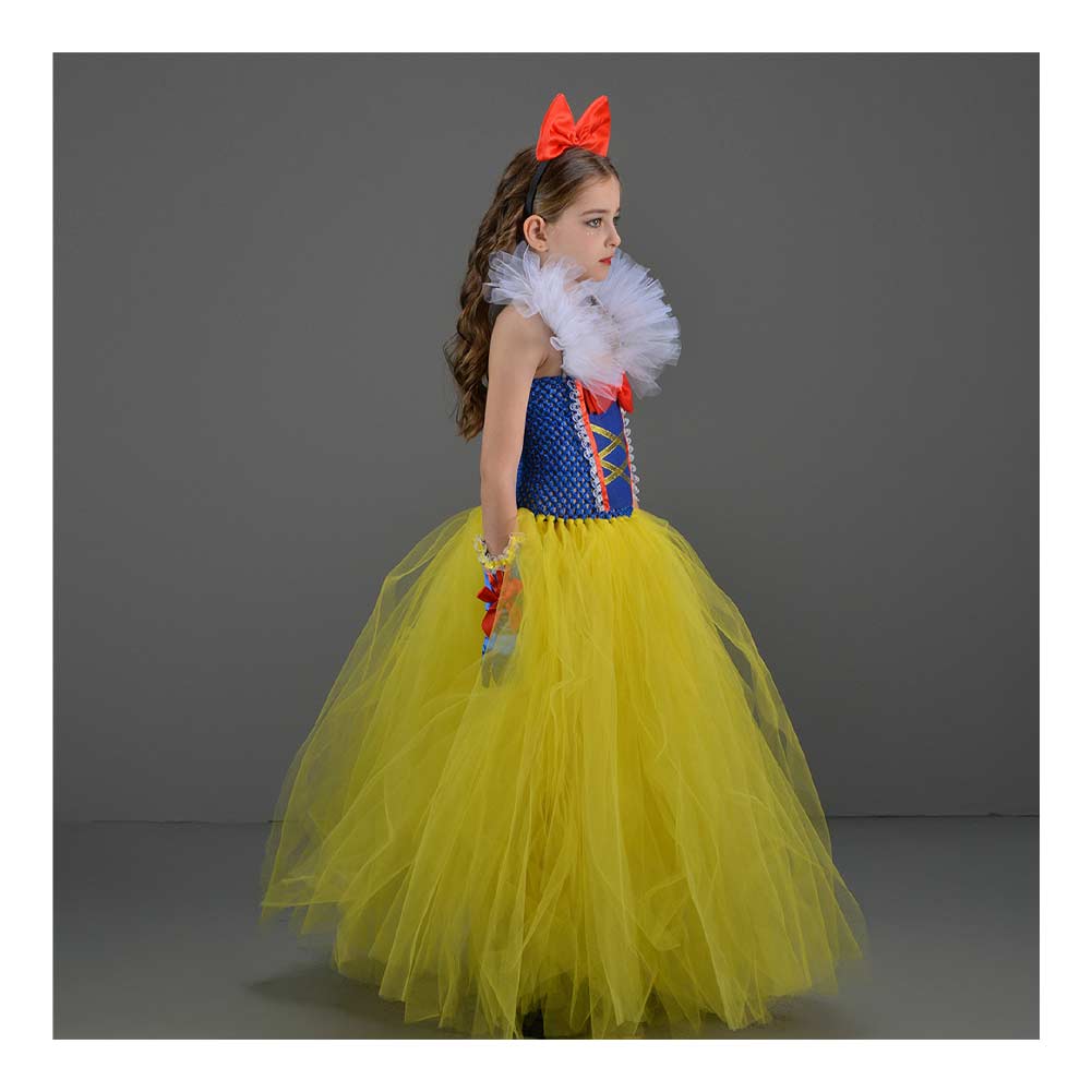 kinder Mädchen Kleid Cosplay Kostüm prinzessin kostüm Outfits Halloween Karneval Anzug Schneewittchen