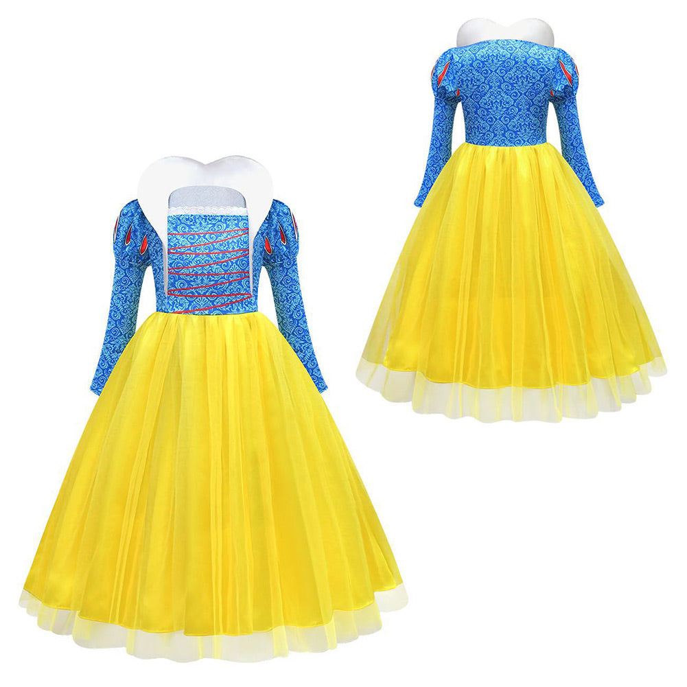 Kinder Mädchen Kleid Schneewittchen Cosplay Kostüm Outfits Halloween Karneval Anzug