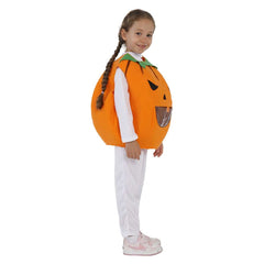 Kinder Mädchen Kürbis Süßigkeiten Cosplay Kostüm Outfits Halloween Karneval Anzug