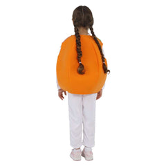 Kinder Mädchen Kürbis Süßigkeiten Cosplay Kostüm Outfits Halloween Karneval Anzug