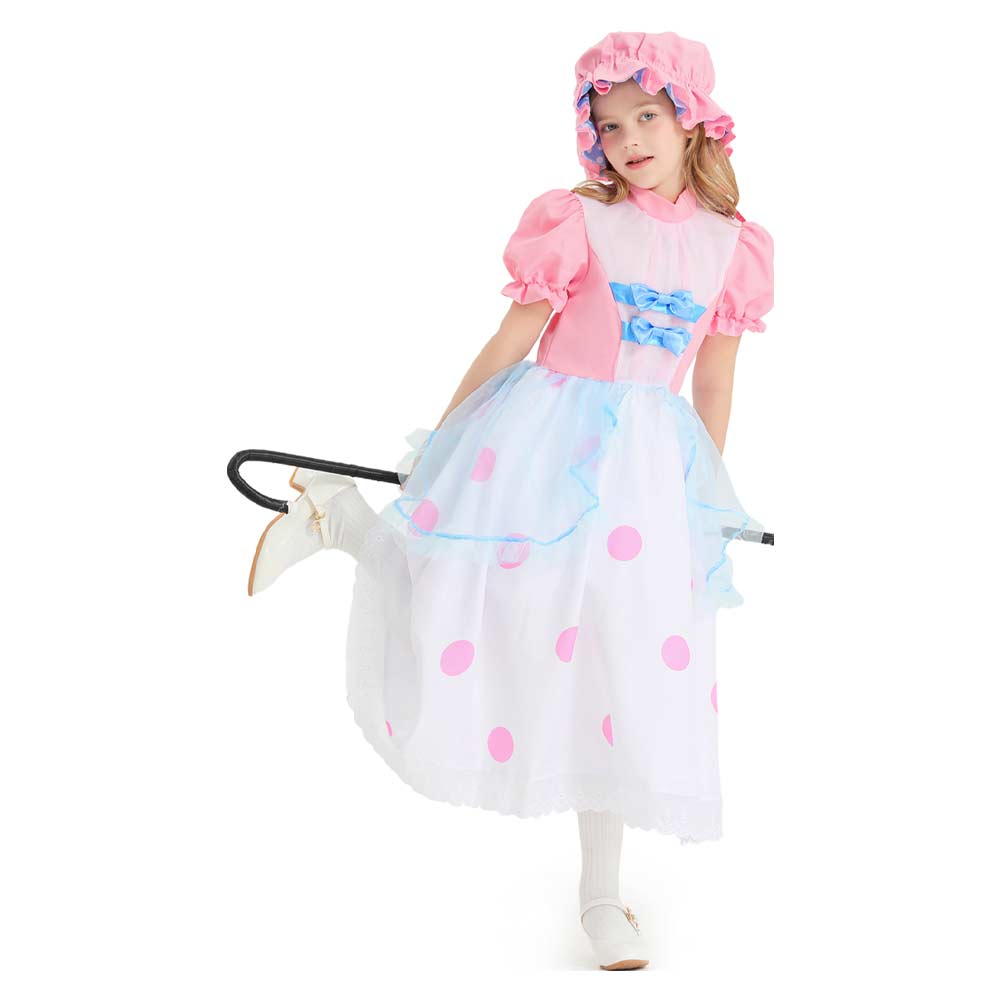 Kinder Mädchen rosa Kleid Cosplay Kostüm Outfits Halloween Karneval Anzug