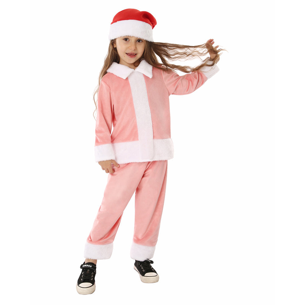 Kinder Mädchen Schlafanzug Cosplay Kostüm Outfits Halloween Karneval Anzug Weihnachten Rosa Nachtwäsche