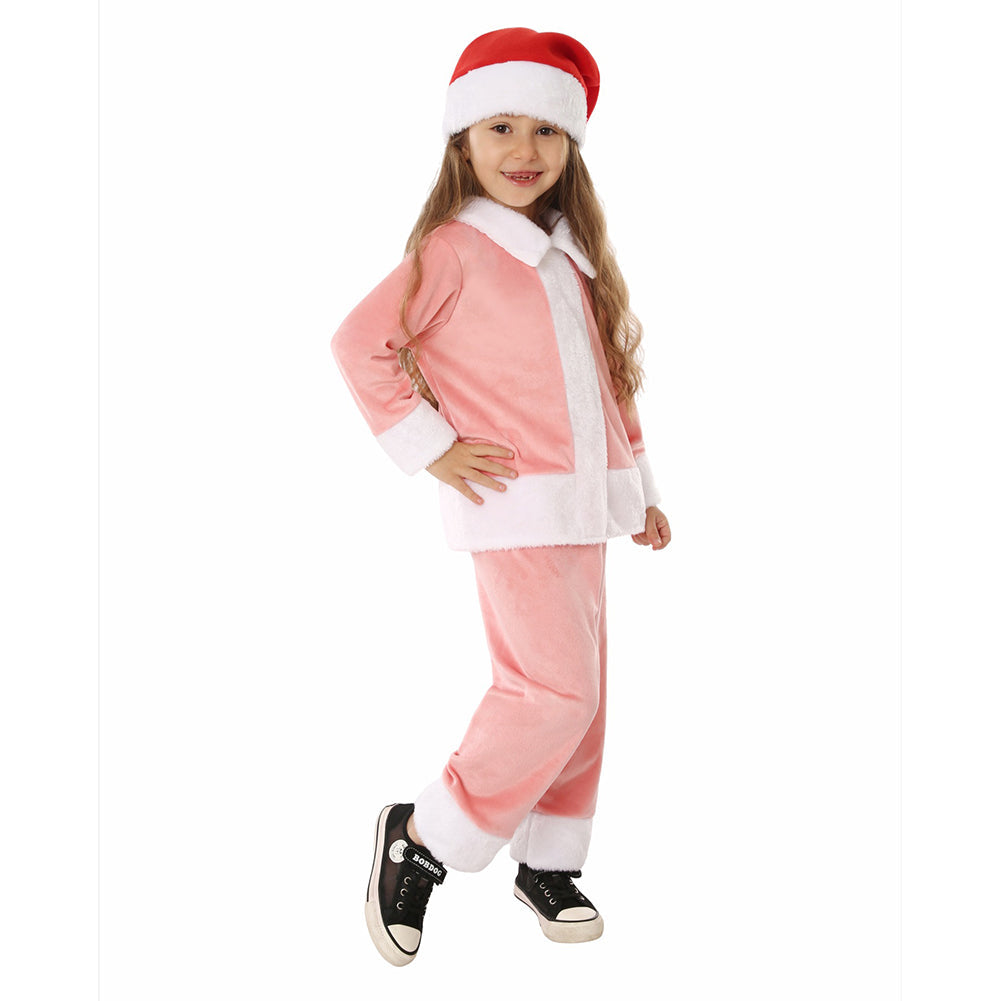 Kinder Mädchen Schlafanzug Cosplay Kostüm Outfits Halloween Karneval Anzug Weihnachten Rosa Nachtwäsche