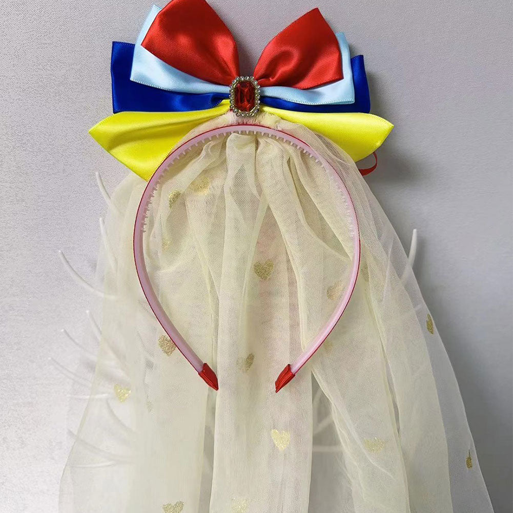 Kinder Mädchen Schneeweißchen Mesh-Haarspange