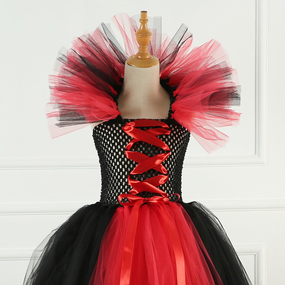 Kinder Mädchen tutu Kleid Cosplay Kostüm Outfits Halloween Karneval Anzug Hexenkostüm