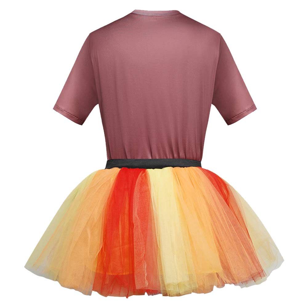 Kinder Mädchen tutu Kleid Thanksgiving Cosplay Kostüm Outfits Halloween Karneval Anzug Türkenkleid