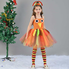 Kinder Mädchen tutu Kleid Thanksgiving Türkei Cosplay Kostüm Outfits Halloween Karneval Anzug