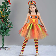 Kinder Mädchen tutu Kleid Thanksgiving Türkei Cosplay Kostüm Outfits Halloween Karneval Anzug