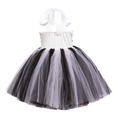 Kinder Mädchen Zebra tutu Kleid Cosplay Kostüm Outfits Halloween Karneval Anzug