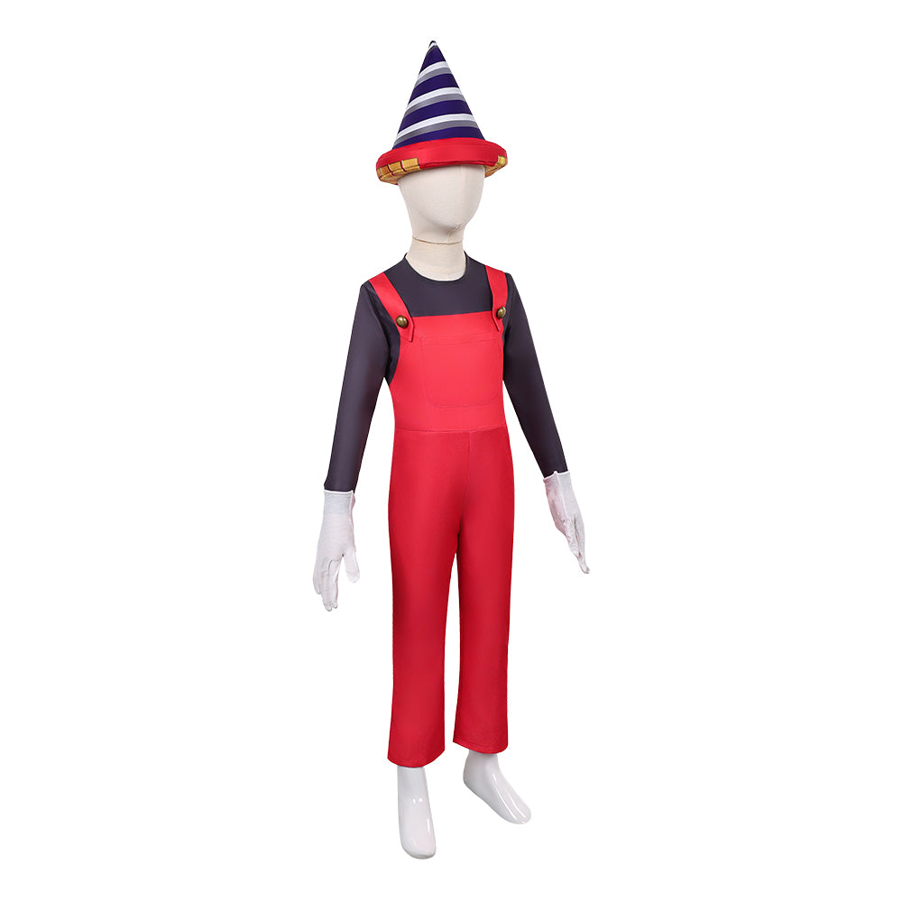 Kinder Mario rot Kostüm Der Super Mario Galaxy Film Mario Cosplay Outfit