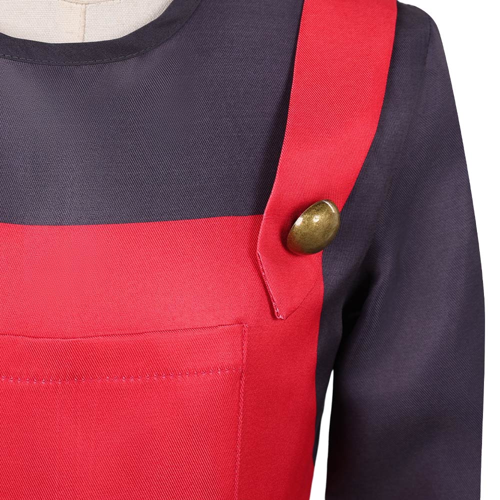 Kinder Mario rot Kostüm Der Super Mario Galaxy Film Mario Cosplay Outfit