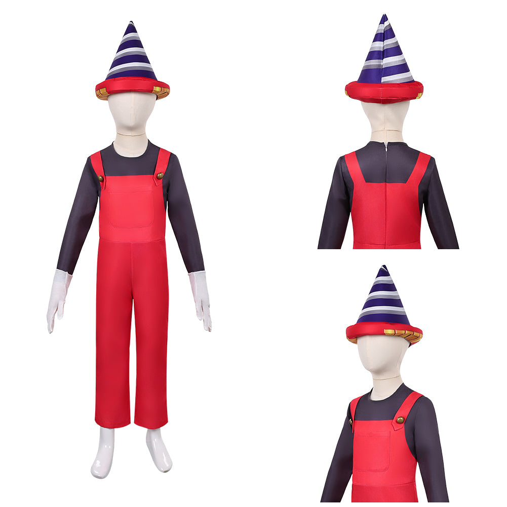 Kinder Mario rot Kostüm Der Super Mario Galaxy Film Mario Cosplay Outfit