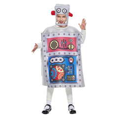 Kinder Performance Roboter Cosplay Kostüm Outfits Halloween Karneval Anzug