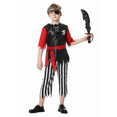 Kinder Pirat Cosplay Kostüm Outfits Halloween Karneval Anzug