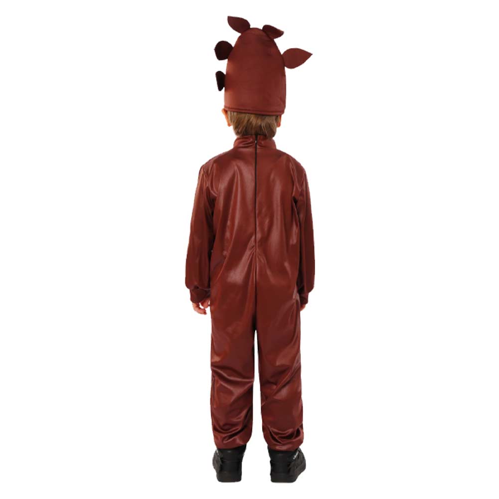 Kinder Schokoladensauce Jumpsuit Cosplay Kostüm Outfits Halloween Karneval Anzug