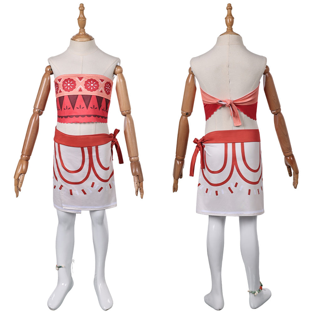 Kinder Simea Kostüm Moana 2 (2024) Vaiana 2 Simea Cosplay Outfits