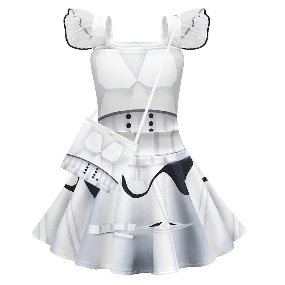 Kinder SW Imperial Stormtrooper Kleid Cosplay Kostüm Outfits Halloween Karneval Anzug