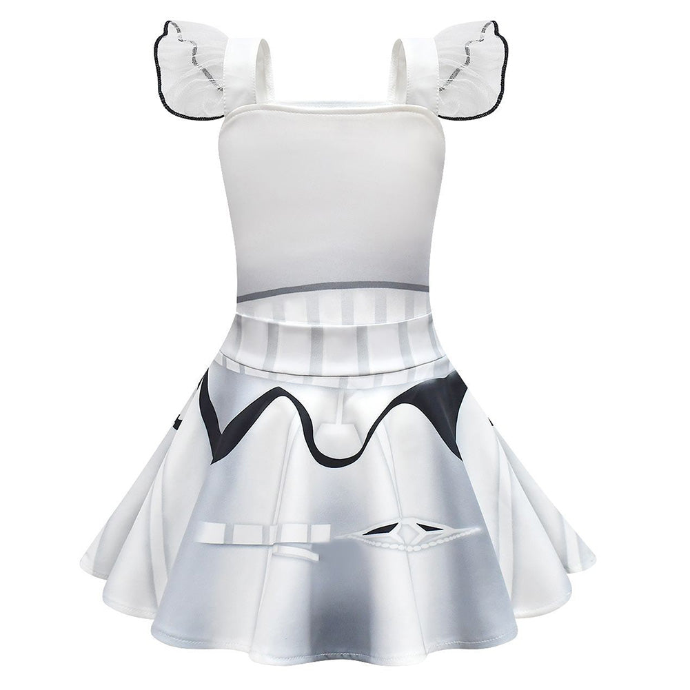 Kinder SW Imperial Stormtrooper Kleid Cosplay Kostüm Outfits Halloween Karneval Anzug