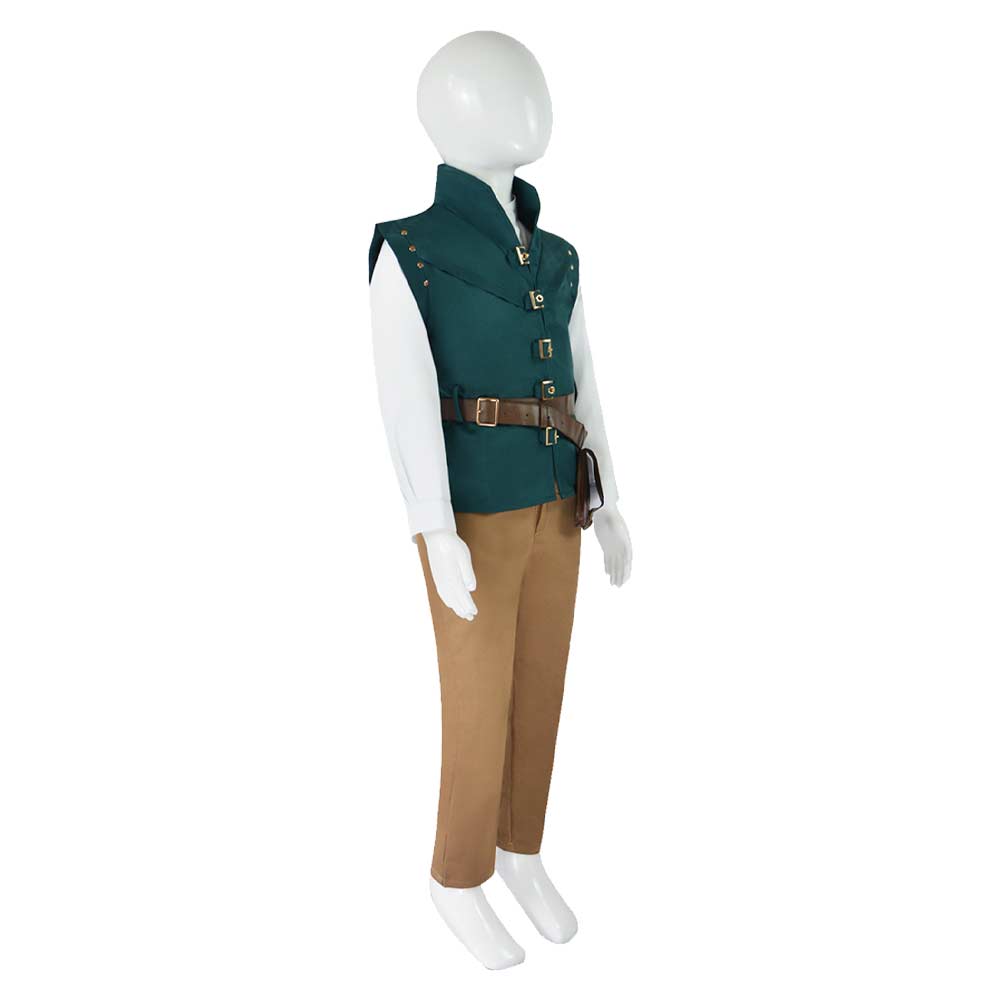 Kinder Tangled Flynn Rider Kostüm Eugene Fitzherbert Cosplay Outfits 