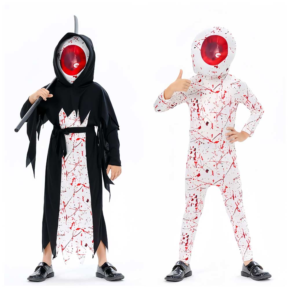 Kinder Teufelsauge Cosplay Kostüm Outfits Halloween Karneval Anzug