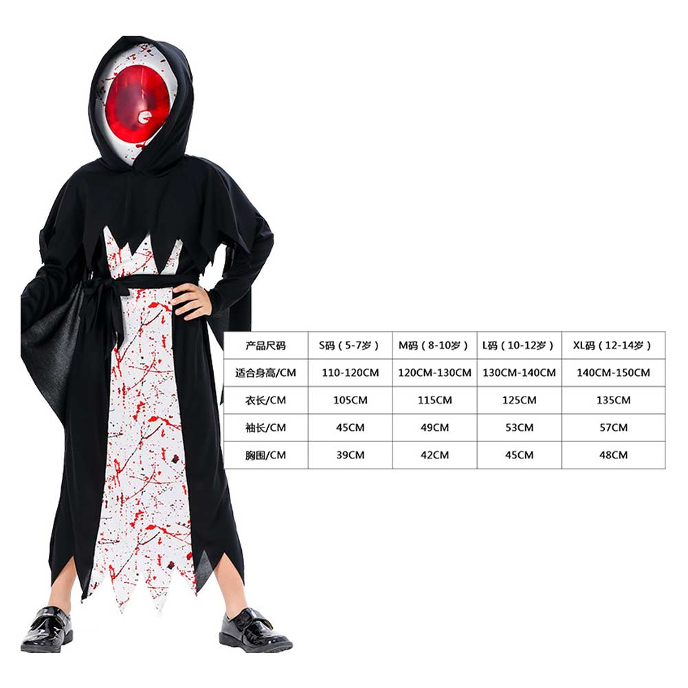 Kinder Teufelsauge Cosplay Kostüm Outfits Halloween Karneval Anzug