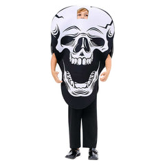 Kinder Totenkopf Cosplay Kostüm Outfits Halloween Karneval Anzug