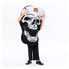 Kinder Totenkopf Cosplay Kostüm Outfits Halloween Karneval Anzug