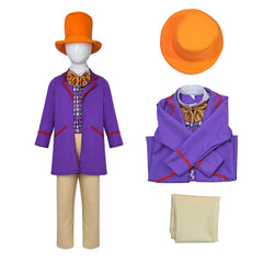 Kinder Wonka Cosplay Kostüm Outfits Halloween Karneval Anzug