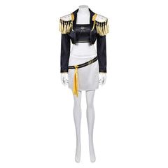 Kpop Demon Hunters Mira Gold Outfits schwarz Cosplay Kostüm