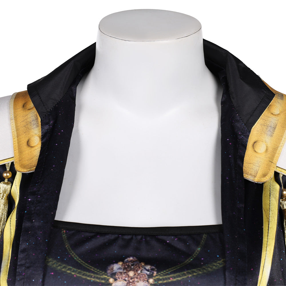 Kpop Demon Hunters Mira Gold Outfits schwarz Cosplay Kostüm