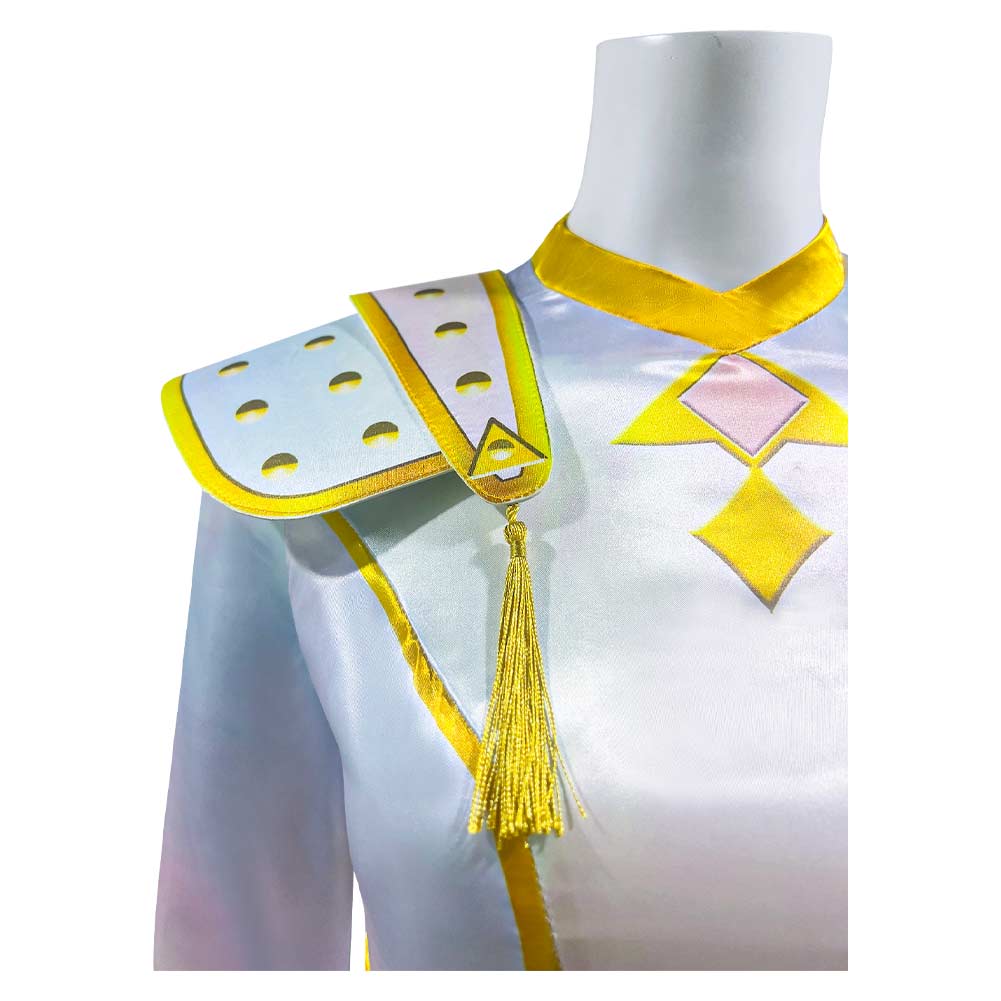KPOP Demon Hunters Zoey weiß Outfits Cosplay Kostüm Set