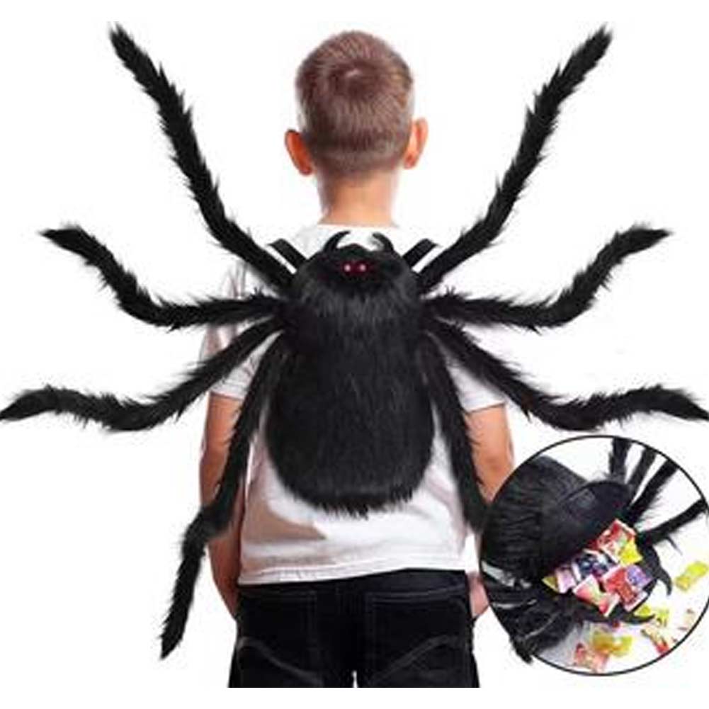 Kreative Süßigkeiten Tasche Spinne Make-up Ball Requisiten Halloween Party Bunte Riemen Große Spinne