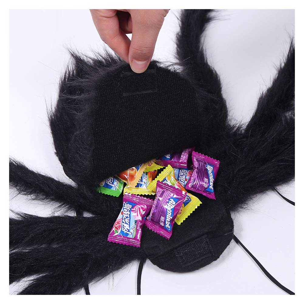 Kreative Süßigkeiten Tasche Spinne Make-up Ball Requisiten Halloween Party Bunte Riemen Große Spinne