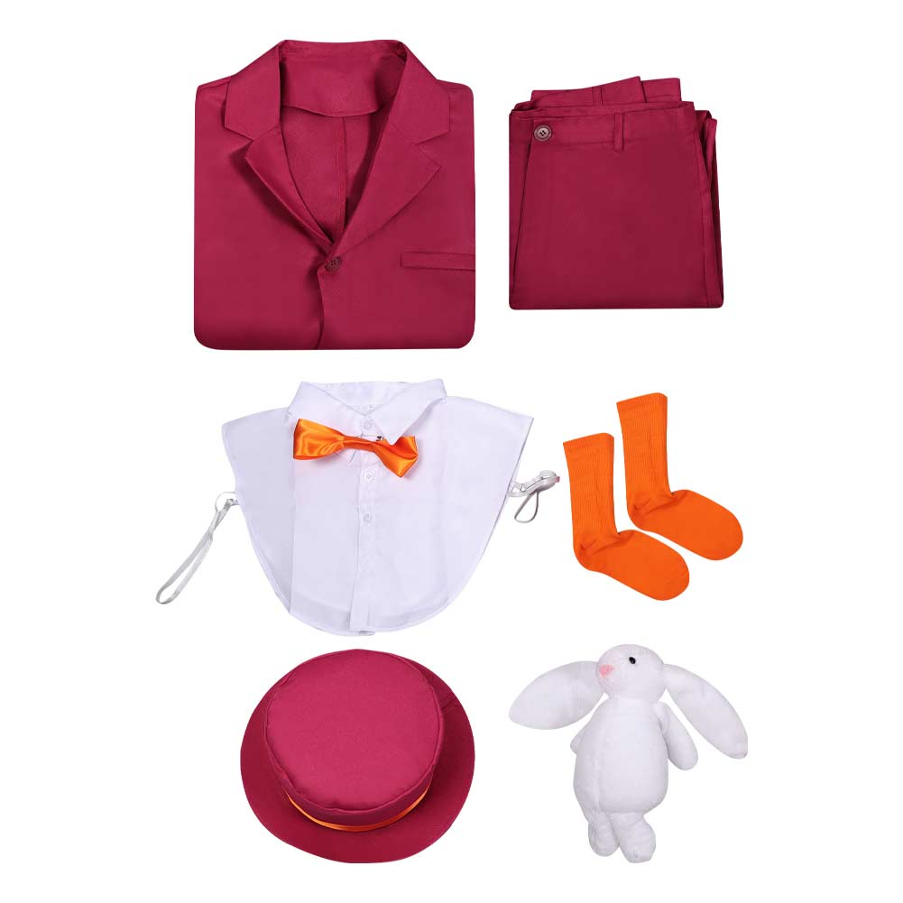 L'Illusionniste rot Anzug The Illusionist Cosplay Outfits