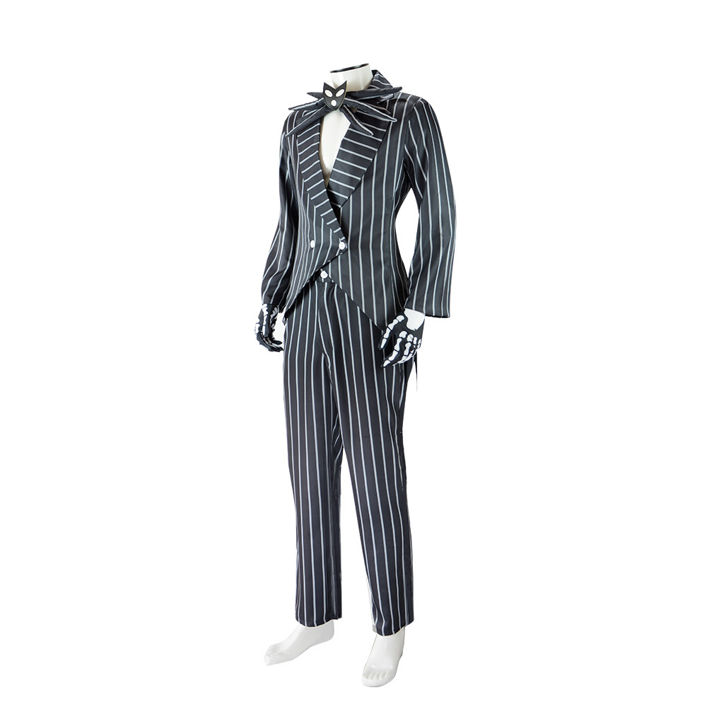 Der Albtraum vor Weihnachten The Nightmare Before Christmas Jack Skellington Kostüm Cosplay Kostüm Weihnachtskleid