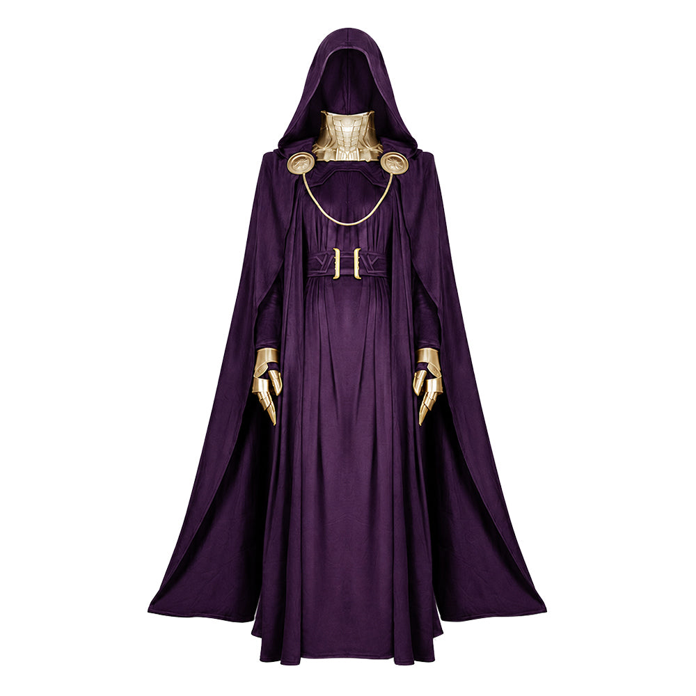 Latverian Witch lila Kostüm Set Avengers: Doomsday Latverian Witch Cosplay Outfit