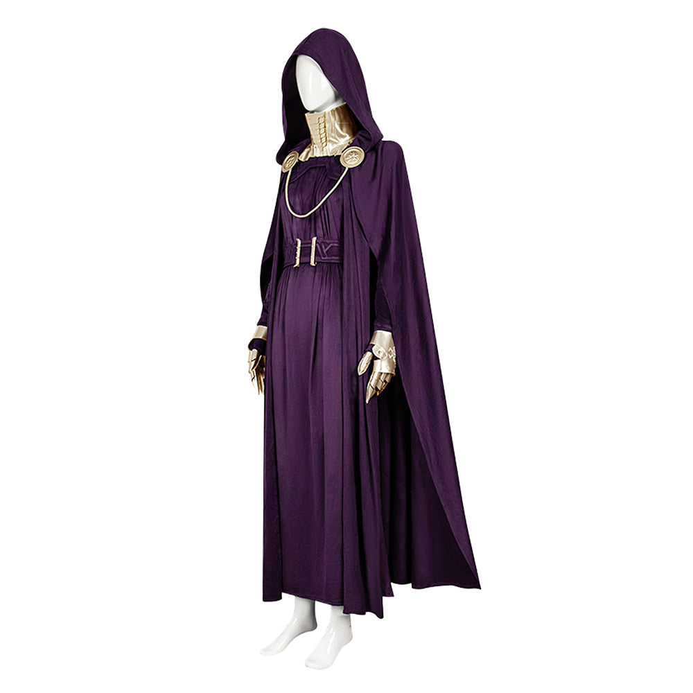 Latverian Witch lila Kostüm Set Avengers: Doomsday Latverian Witch Cosplay Outfit
