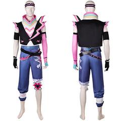 League of Legends Lovestruck Ekko Wild Rift Ekko Kostüm Cosplay Outfits