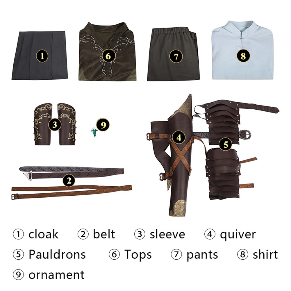 Legolas Kostüm The Lord of the Rings Legolas Cosplay Outfits