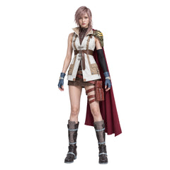 Lightning weiß Kostüm Set Final Fantasy XIII Lightning Cosplay Outfit