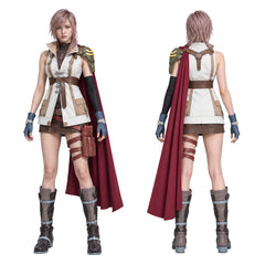 Lightning weiß Kostüm Set Final Fantasy XIII Lightning Cosplay Outfit