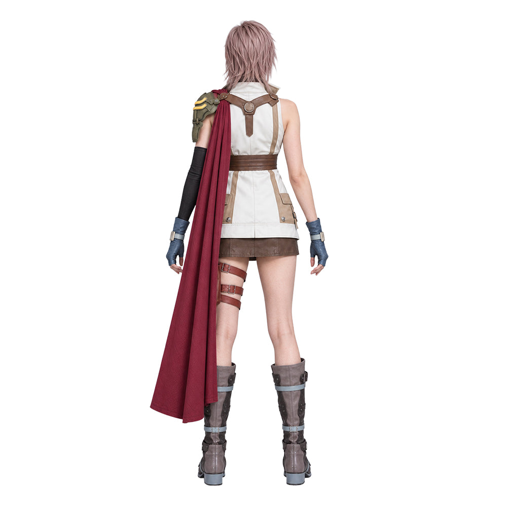 Lightning weiß Kostüm Set Final Fantasy XIII Lightning Cosplay Outfit